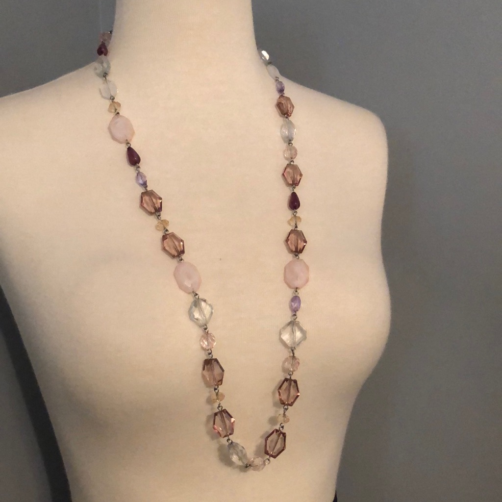 Beautiful Pink/Purple/White Necklace